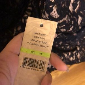 Black and nude dress